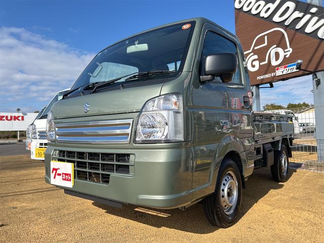 キャリイトラック ＫＣエアコン・パワステ　４ＷＤ　３方開　ＡＴ　クリアランスソナー　アイドリングストップ　オートライト　ＥＳＣ　エアコン　パワーウィンドウ　運転席エアバッグ　助手席エアバッグ（2枚目）