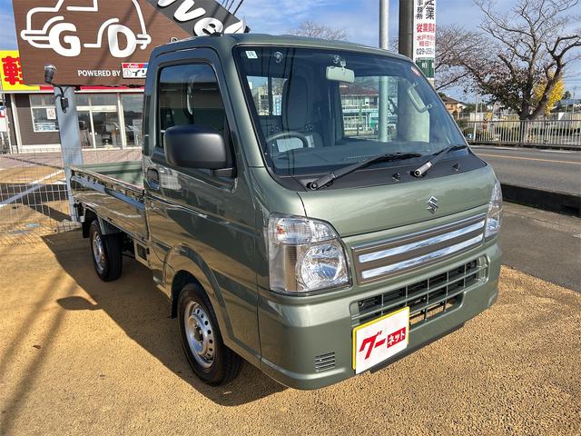 キャリイトラック ＫＣエアコン・パワステ　４ＷＤ　３方開　ＡＴ　クリアランスソナー　アイドリングストップ　オートライト　ＥＳＣ　エアコン　パワーウィンドウ　運転席エアバッグ　助手席エアバッグ（3枚目）