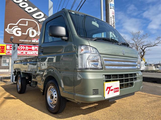 キャリイトラック ＫＣエアコン・パワステ　４ＷＤ　３方開　ＡＴ　クリアランスソナー　アイドリングストップ　オートライト　ＥＳＣ　エアコン　パワーウィンドウ　運転席エアバッグ　助手席エアバッグ（4枚目）