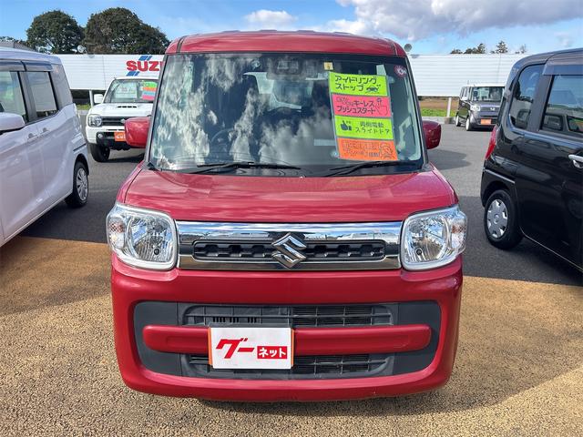 スペーシア ハイブリッドX ドライブレコーダー 両側電動スライドドア クリアランスソナー レーンアシスト 衝突被害軽減システム オートライト スマートキー アイドリングストップ 電動格納ミラー シートヒーター ベンチシート(13枚目)