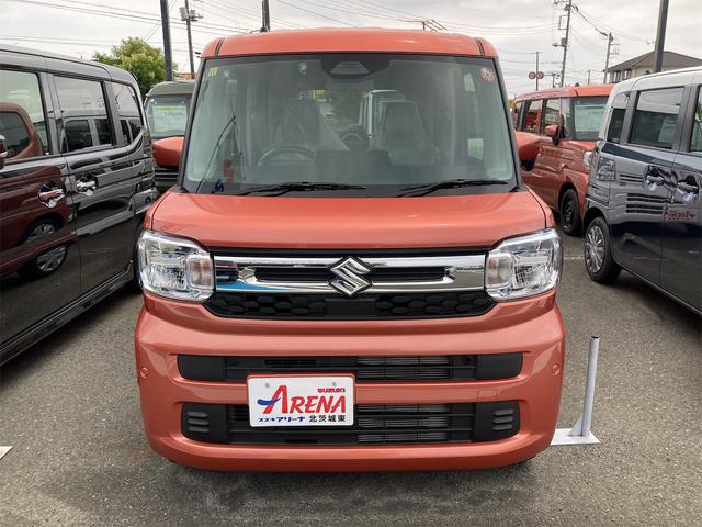 スペーシア ハイブリッドＸ　両側電動スライドドア　クリアランスソナー　オートクルーズコントロール　衝突被害軽減システム　オートライト　ＬＥＤヘッドランプ　スマートキー　アイドリングストップ　電動格納ミラー　シートヒーター（13枚目）