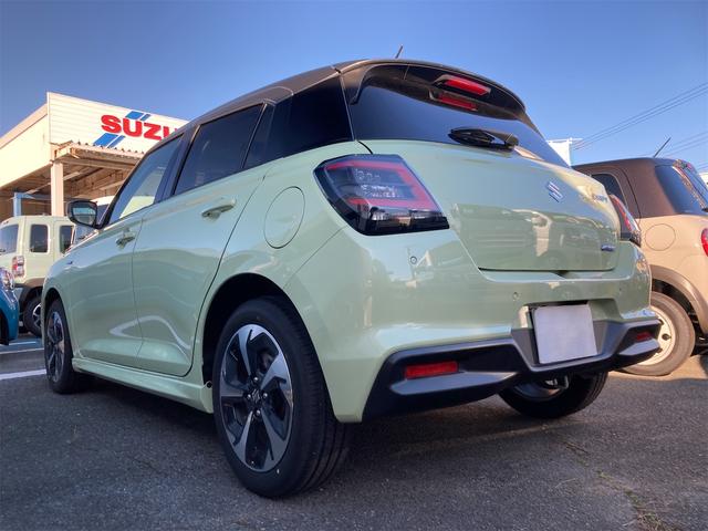 スイフト ハイブリッドＭＺ　クリアランスソナー　オートクルーズコントロール　レーンアシスト　衝突被害軽減システム　アルミホイール　オートライト　ＬＥＤヘッドランプ　スマートキー　アイドリングストップ　電動格納ミラー（52枚目）