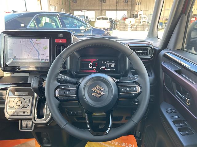 スペーシアカスタム ハイブリッドＸＳ　全周囲カメラ　両側電動スライドドア　ナビ　ＴＶ　クリアランスソナー　オートクルーズコントロール　レーンアシスト　衝突被害軽減システム　オートライト　ＬＥＤヘッドランプ　スマートキー（3枚目）