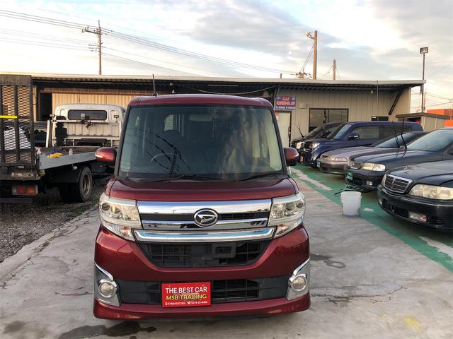 タント カスタムＲＳ　ＳＡ　サポカー　Ｒカメ　アイドリングＳ　スマートキ　横滑り防止装置付き　１セグＴＶ　ＬＥＤへッドライト　電格ミラー　サイドエアＢ　セキュリティアラーム　ＥＴＣ付き　ＵＳＢ接続　ＴＶナビ　ＡＡＣ　ドラレコ（2枚目）