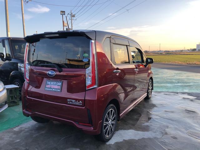 ステラ カスタムR スマートアシスト Btオーディオ フルタイム4WD キーレスエントリー セキュリティアラーム LED 寒冷地仕様 スマートキー&プッシュスタート デュアルエアバッグ ベンチシート メモリーナビ ABS 電動格納ミラー(6枚目)