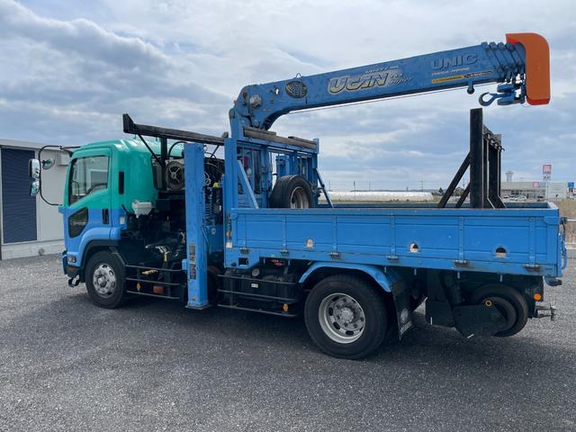 フォワード 軌陸車　ユニック車・増トン車・積載３２５０ｋｇ・荷台鉄板・東洋車輌製軌陸車・ターボディーゼル・クレーン・ＵＲＵ５０５ＳＨ・５段ブーム・２．９３ｔ吊り・ハイジャッキ・フックイン・ラジコン付（13枚目）