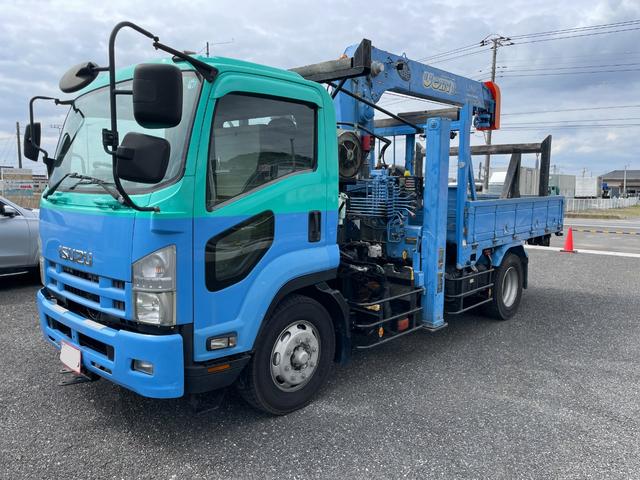 フォワード 軌陸車　ユニック車・増トン車・積載３２５０ｋｇ・荷台鉄板・東洋車輌製軌陸車・ターボディーゼル・クレーン・ＵＲＵ５０５ＳＨ・５段ブーム・２．９３ｔ吊り・ハイジャッキ・フックイン・ラジコン付（14枚目）