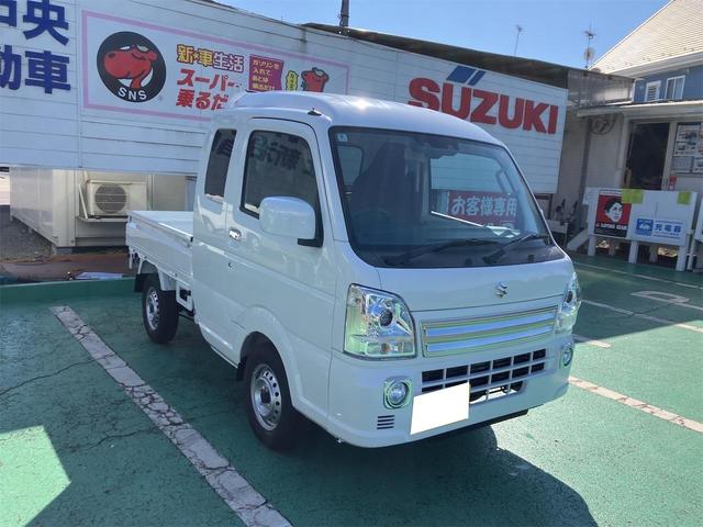 スーパーキャリイ 4WD 軽トラック AT 衝突被害軽減システム クリアランスソナー レーンアシスト アイドリングストップ 電動格納ミラー オートライト ESC エアコン パワーウィンドウ 運転席エアバッグ(12枚目)