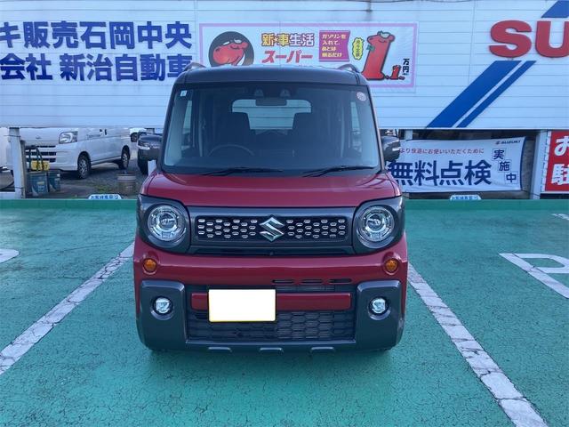 スペーシアギア 　ＥＴＣ　両側電動スライドドア　クリアランスソナー　レーンアシスト　衝突被害軽減システム　オートライト　スマートキー　アイドリングストップ　ベンチシート　ＣＶＴ　ＥＳＣ　ルーフレール（12枚目）