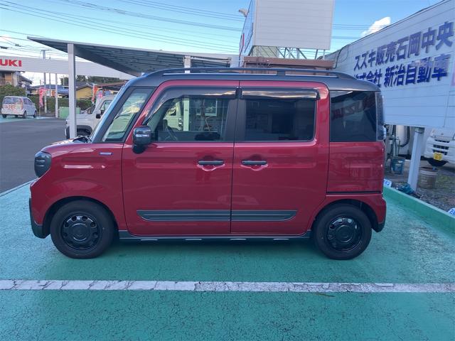 スペーシアギア 　ＥＴＣ　両側電動スライドドア　クリアランスソナー　レーンアシスト　衝突被害軽減システム　オートライト　スマートキー　アイドリングストップ　ベンチシート　ＣＶＴ　ＥＳＣ　ルーフレール（14枚目）