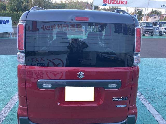 スペーシアギア 　ＥＴＣ　両側電動スライドドア　クリアランスソナー　レーンアシスト　衝突被害軽減システム　オートライト　スマートキー　アイドリングストップ　ベンチシート　ＣＶＴ　ＥＳＣ　ルーフレール（16枚目）