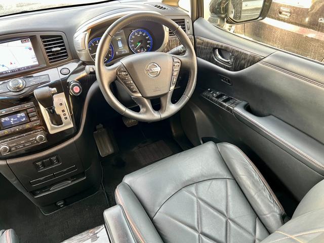 エルグランド 350ハイウェイスタープレミアム サイドリフトアップシート車 福祉車両 レザーシート シートヒーター アラウンドビューモニター 両側電動スライドドア パワーバックドア インテリジェントクルーズコントロール ナビ TV ETC ドラレコ(50枚目)