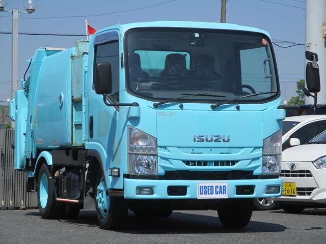 エルフトラック 　３．８立米２ｔ積．回転板式ダンプ．パッカー車．車両総重量６２８５Ｋｇ．準中型免許．ＮｏＸＰＭ適合（20枚目）