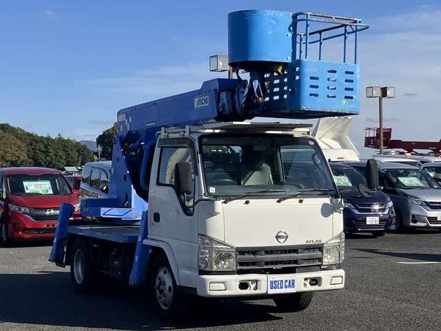 アトラストラック 　アイチ１１．９ｍ鉄バケット高所作業車．Ａｈメ－タ－３９００台．ＥＴＣ．キーレス．ワンオーナー．点検記録簿有り（14枚目）