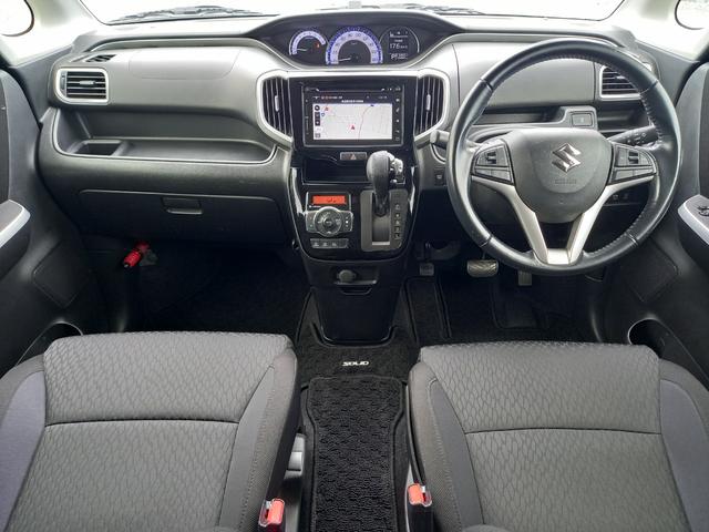 ソリオバンディット ハイブリッドＭＶ　デュアルカメラブレーキサポート　全方位モニター　メモリーナビ　ＴＶ　バックカメラ　シートヒーター　クルーズコントロール　ＬＥＤヘッドライト　左側パワースライドドア　フォグランプ　Ｂｌｕｅｔｏｏｔｈ（2枚目）