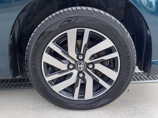 ＜フロント側タイヤ・ホイール＞純正１４インチアルミホイールです。