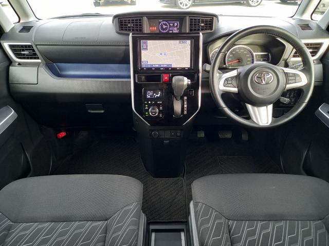 ルーミー カスタムＧ－Ｔ　ナビ　ＴＶ　バックカメラ　Ｂｌｕｅｔｏｏｔｈ　シートヒーター　クルーズコントロール　ＥＴＣ　オートライト　フォグランプ　１５インチアルミホイール　クリアランスソナー　ドアバイザー　衝突被害軽減ブレーキ（2枚目）