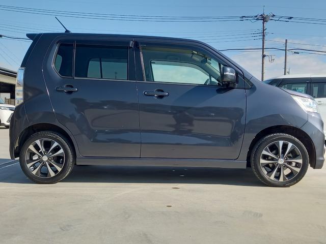 ワゴンRスティングレー T ターボ ナビ TV シートヒーター 純正15インチアルミホイール プッシュスタート スマートキー スペアキー ETC フォグランプ 電動格納ミラー ドアバイザー アイドリングストップ オートライト(30枚目)