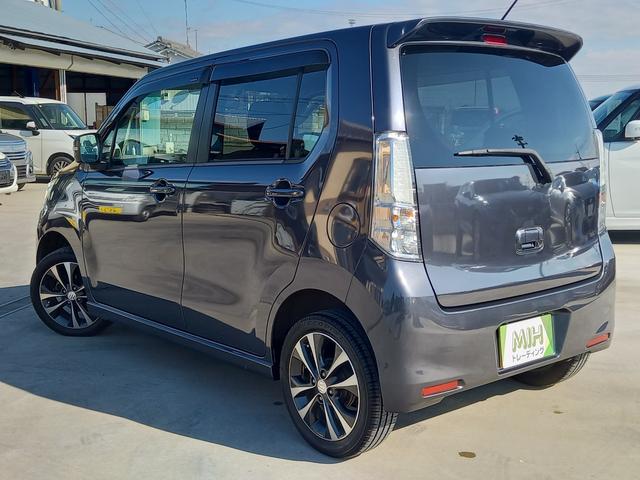 ワゴンRスティングレー T ターボ ナビ TV シートヒーター 純正15インチアルミホイール プッシュスタート スマートキー スペアキー ETC フォグランプ 電動格納ミラー ドアバイザー アイドリングストップ オートライト(34枚目)