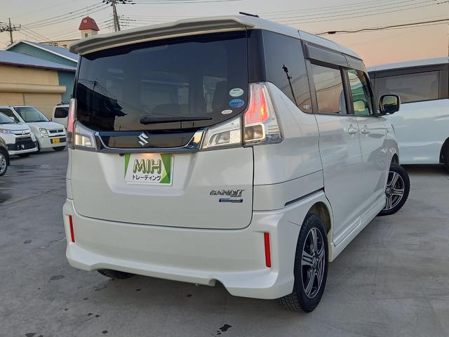 ソリオバンディット ハイブリッドＭＶ　ナビ　ＴＶ　全方位モニター　バックカメラ　Ｂｌｕｅｔｏｏｔｈ　レーダーブレーキサポート　両側パワースライドドア　フォグランプ　ＥＴＣ　シートヒーター　クルーズコントロール　社外１５インチアルミホイール（34枚目）