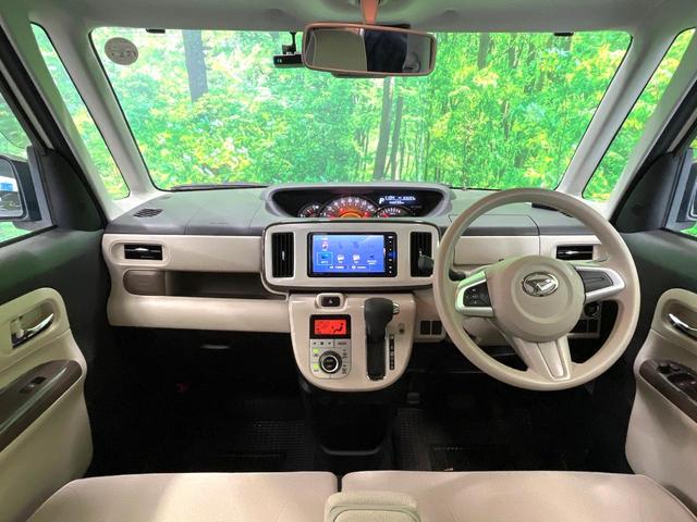 ムーヴキャンバス Gメイクアップ SAIII 両側電動ドア 純正SDナビ 全周囲カメラ 衝突被害軽減システム 禁煙車 ドラレコ スマートキー LEDヘッド オートエアコン Bluetooth DVD再生 フルセグ LEDフォグ(2枚目)