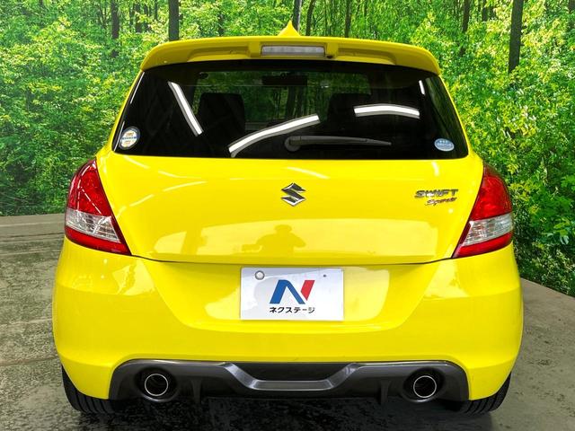 スイフトスポーツ ベースグレード MT車 ドラレコ スマートキー HIDヘッド ETC クルコン オートライト オートエアコン 純正17インチアルミ CD DVD再生(12枚目)