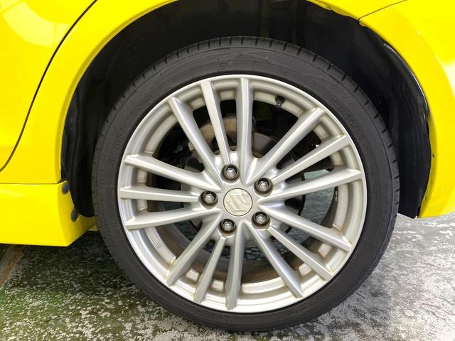 スイフトスポーツ ベースグレード MT車 ドラレコ スマートキー HIDヘッド ETC クルコン オートライト オートエアコン 純正17インチアルミ CD DVD再生(36枚目)