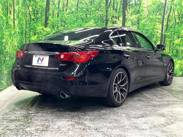 スカイライン 350GT ハイブリッド タイプP 全周囲カメラ 衝突被害軽減システム レーダークルーズ レザーシート コーナーセンサー LEDヘッド ビルトインETC 車線逸脱警報 オートライト オートエアコン 純正19インチアルミ(16枚目)