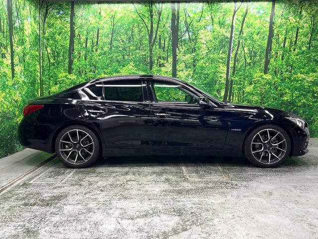 スカイライン 350GT ハイブリッド タイプP 全周囲カメラ 衝突被害軽減システム レーダークルーズ レザーシート コーナーセンサー LEDヘッド ビルトインETC 車線逸脱警報 オートライト オートエアコン 純正19インチアルミ(37枚目)