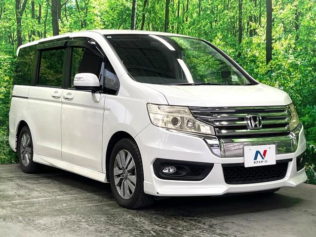 ステップワゴンスパーダ パワーエディション 両側電動ドア 純正SDナビ バックカメラ HIDヘッド ビルトインETC 純正16インチアルミ オートライト デュアルエアコン CD DVD再生 フルセグ パドルシフト(16枚目)