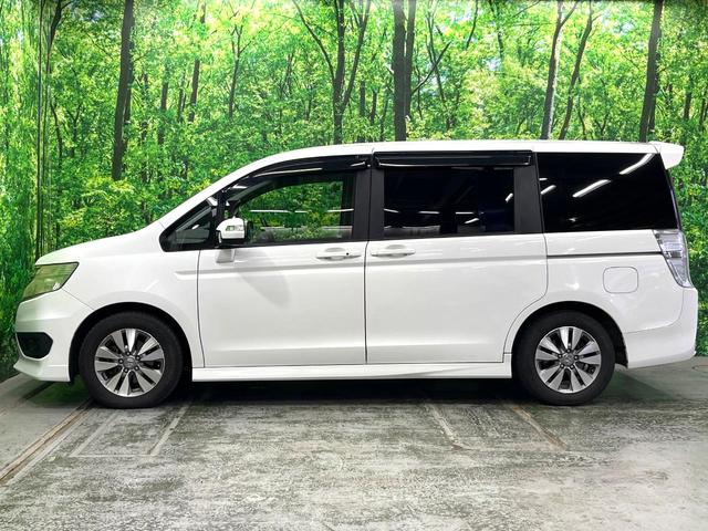 ステップワゴンスパーダ パワーエディション 両側電動ドア 純正SDナビ バックカメラ HIDヘッド ビルトインETC 純正16インチアルミ オートライト デュアルエアコン CD DVD再生 フルセグ パドルシフト(38枚目)