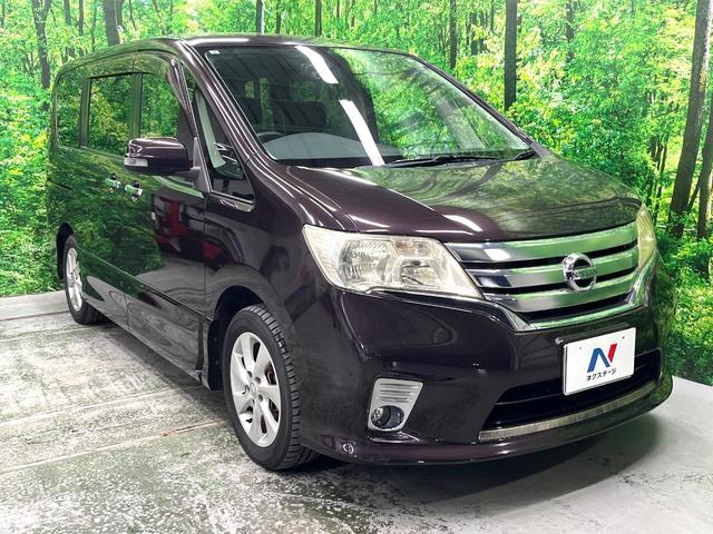 セレナ ハイウェイスター　Ｖセレクション　両側電動ドア　ＳＤナビ　後席モニター　バックカメラ　ＨＩＤヘッド　ＥＴＣ　クルコン　純正１６インチアルミ　オートライト　オートエアコン　Ｂｌｕｅｔｏｏｔｈ　ＣＤ　ＤＶＤ再生　フルセグ（14枚目）