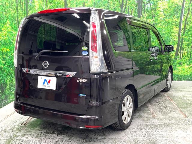 セレナ ハイウェイスター　Ｖセレクション　両側電動ドア　ＳＤナビ　後席モニター　バックカメラ　ＨＩＤヘッド　ＥＴＣ　クルコン　純正１６インチアルミ　オートライト　オートエアコン　Ｂｌｕｅｔｏｏｔｈ　ＣＤ　ＤＶＤ再生　フルセグ（15枚目）