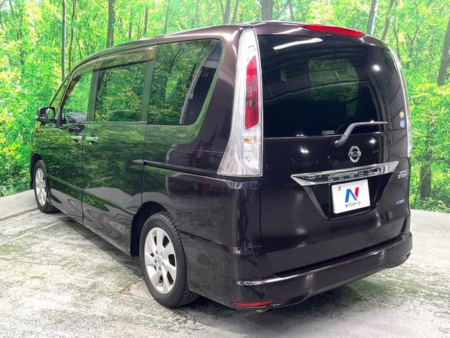 セレナ ハイウェイスター　Ｖセレクション　両側電動ドア　ＳＤナビ　後席モニター　バックカメラ　ＨＩＤヘッド　ＥＴＣ　クルコン　純正１６インチアルミ　オートライト　オートエアコン　Ｂｌｕｅｔｏｏｔｈ　ＣＤ　ＤＶＤ再生　フルセグ（32枚目）