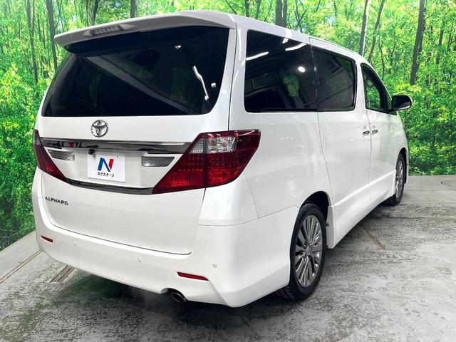 アルファード ２４０Ｓ　タイプゴールド　両側電動ドア　ＳＤナビ　後席モニター　バックカメラ　電動リアゲート　ハーフレザーシート　コーナーセンサー　スマートキー　ＨＩＤヘッド　ビルトインＥＴＣ　クルコン　純正１８インチアルミ　オートライト（17枚目）