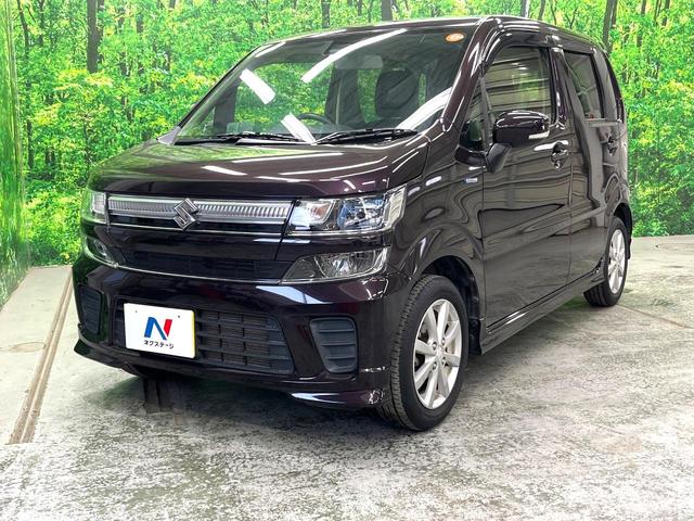 ワゴンR ハイブリッドFZ SDナビ バックカメラ 衝突被害軽減システム シートヒーター スマートキー LEDヘッド 純正14インチアルミ 車線逸脱警報 オートライト オートエアコン CD 地デジ(22枚目)