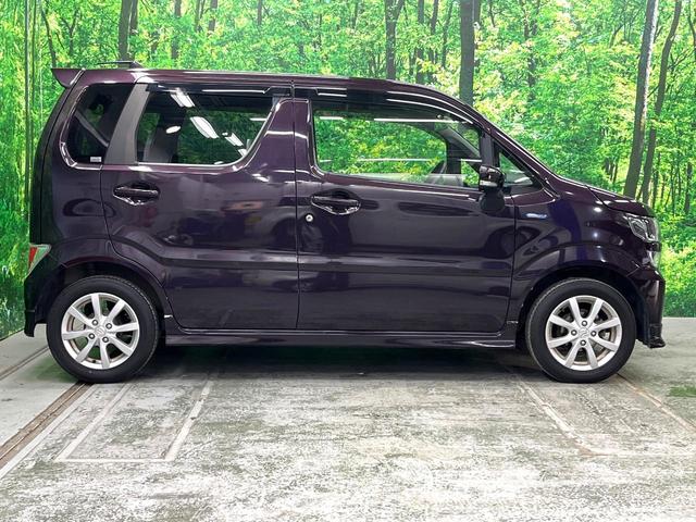 ワゴンR ハイブリッドFZ SDナビ バックカメラ 衝突被害軽減システム シートヒーター スマートキー LEDヘッド 純正14インチアルミ 車線逸脱警報 オートライト オートエアコン CD 地デジ(25枚目)