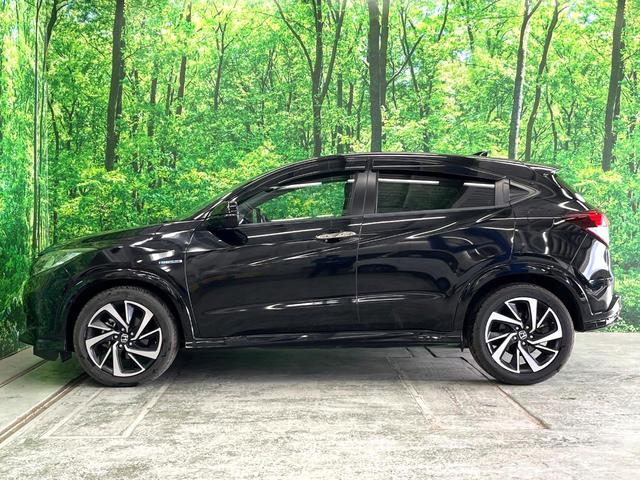 ヴェゼル ハイブリッドRS・ホンダセンシング 純正SDナビ バックカメラ 衝突被害軽減システム レーダークルーズ ハーフレザーシート コーナーセンサー スマートキー LEDヘッド ビルトインETC 純正18インチアルミ 車線逸脱警報(40枚目)