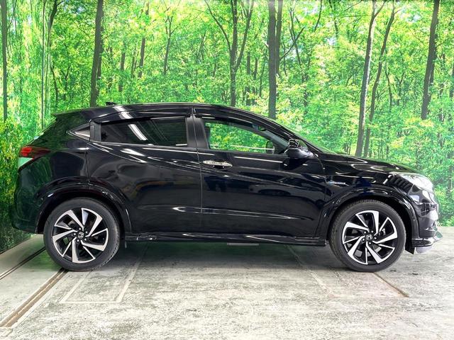 ヴェゼル ハイブリッドRS・ホンダセンシング 純正SDナビ バックカメラ 衝突被害軽減システム レーダークルーズ ハーフレザーシート コーナーセンサー スマートキー LEDヘッド ビルトインETC 純正18インチアルミ 車線逸脱警報(41枚目)