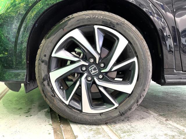 ヴェゼル ハイブリッドRS・ホンダセンシング 純正SDナビ バックカメラ 衝突被害軽減システム レーダークルーズ ハーフレザーシート コーナーセンサー スマートキー LEDヘッド ビルトインETC 純正18インチアルミ 車線逸脱警報(49枚目)