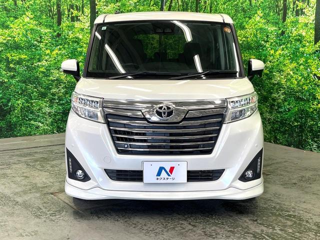 ルーミー カスタムＧ　両側電動ドア　純正ＳＤナビ　バックカメラ　衝突被害軽減システム　コーナーセンサー　スマートキー　ＬＥＤヘッド　クルコン　純正１４インチアルミ　オートハイビーム　オートライト　オートエアコン（14枚目）