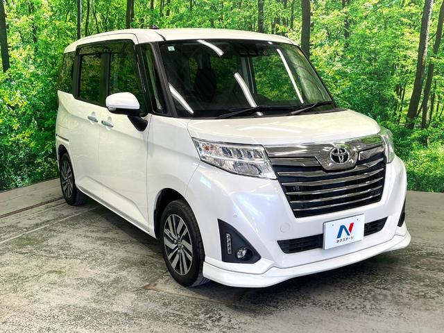 ルーミー カスタムＧ　両側電動ドア　純正ＳＤナビ　バックカメラ　衝突被害軽減システム　コーナーセンサー　スマートキー　ＬＥＤヘッド　クルコン　純正１４インチアルミ　オートハイビーム　オートライト　オートエアコン（16枚目）