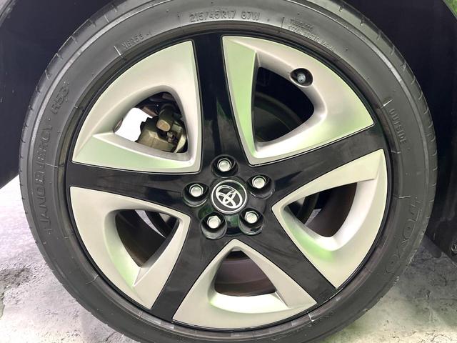 プリウス Sツーリングセレクション 純正SDナビ 全周囲カメラ 100V電源 レザーシート ドラレコ スマートキー LEDヘッド ビルトインETC クルコン 純正17インチアルミ オートライト オートエアコン Bluetooth(29枚目)