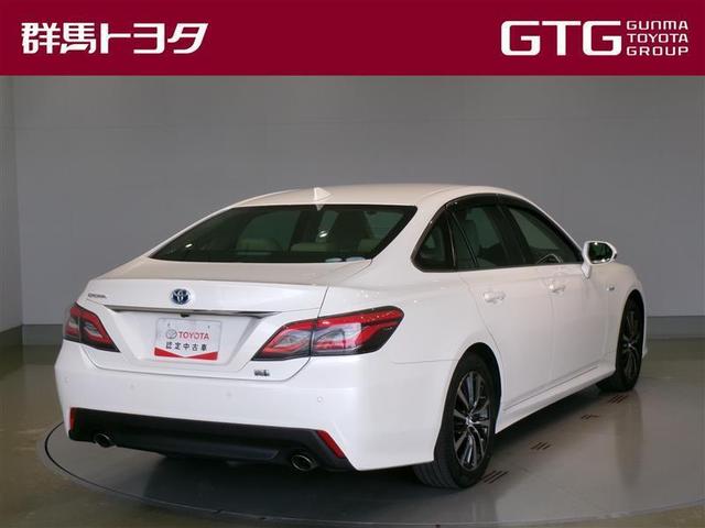 クラウンハイブリッド Ｓ　Ｃパッケージ　革シート　フルセグ　メモリーナビ　ＤＶＤ再生　ミュージックプレイヤー接続可　バックカメラ　衝突被害軽減システム　ＥＴＣ　ＬＥＤヘッドランプ　記録簿（3枚目）