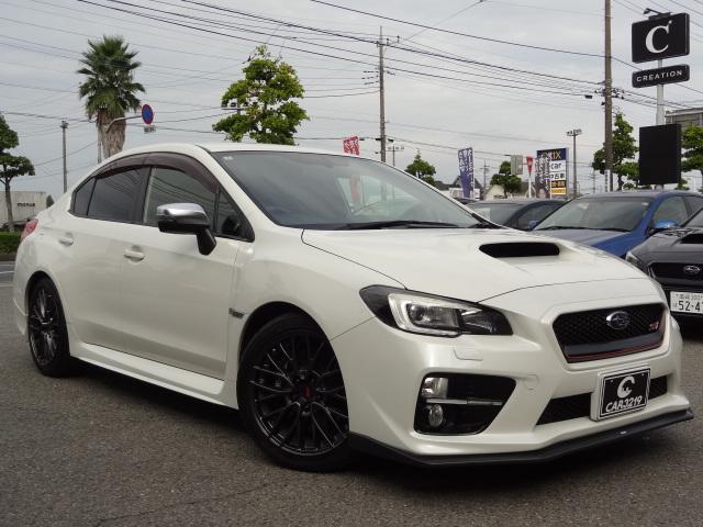 WRX STI STI 6速MT タイベル交換済 ブレンボキャリパー 社外ナビ TV ETC マルチファンクションディスプレイ パワーシート ハーフレザーシート スマートキー プッシュスタート SIドライブ DCCDシステム(5枚目)
