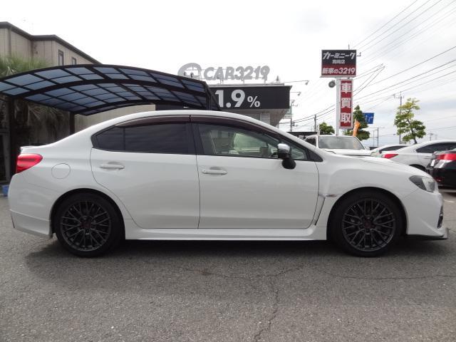 WRX STI STI 6速MT タイベル交換済 ブレンボキャリパー 社外ナビ TV ETC マルチファンクションディスプレイ パワーシート ハーフレザーシート スマートキー プッシュスタート SIドライブ DCCDシステム(7枚目)