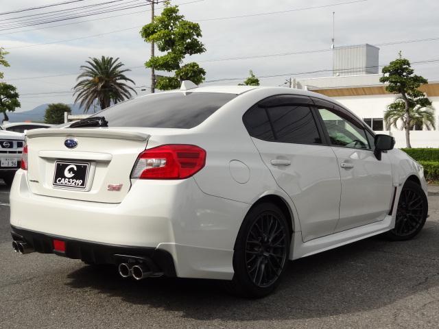 WRX STI STI 6速MT タイベル交換済 ブレンボキャリパー 社外ナビ TV ETC マルチファンクションディスプレイ パワーシート ハーフレザーシート スマートキー プッシュスタート SIドライブ DCCDシステム(9枚目)