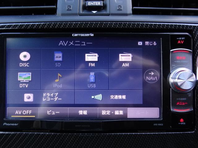 WRX STI STI 6速MT タイベル交換済 ブレンボキャリパー 社外ナビ TV ETC マルチファンクションディスプレイ パワーシート ハーフレザーシート スマートキー プッシュスタート SIドライブ DCCDシステム(17枚目)