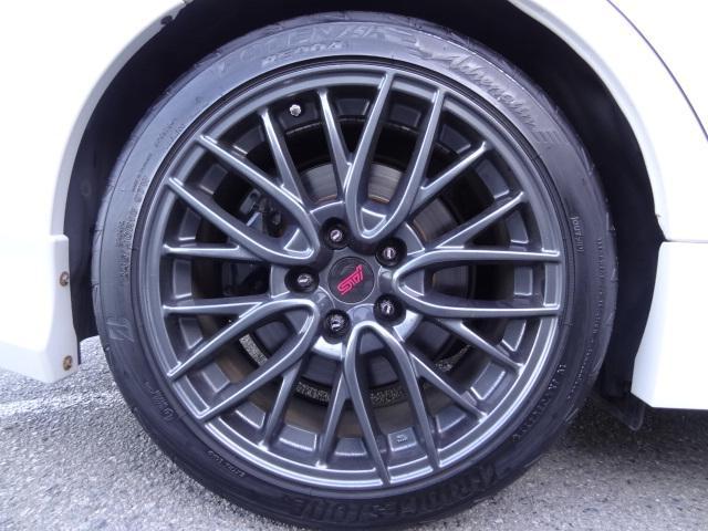 WRX STI STI 6速MT タイベル交換済 ブレンボキャリパー 社外ナビ TV ETC マルチファンクションディスプレイ パワーシート ハーフレザーシート スマートキー プッシュスタート SIドライブ DCCDシステム(28枚目)