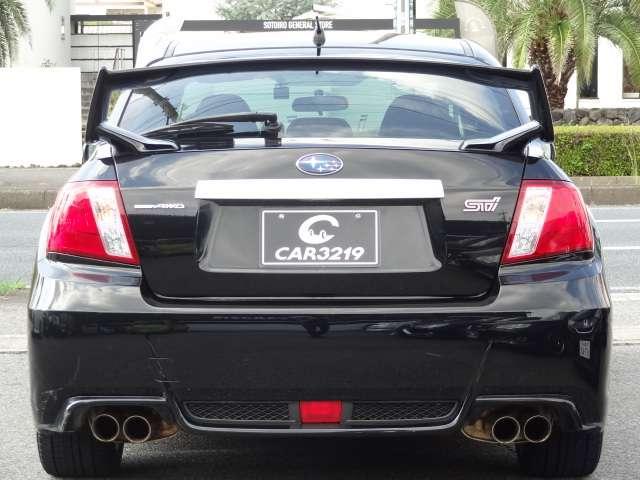 インプレッサ WRX STi 6速MT C型 タイベル交換済み リアスポイラー STIアルミホイール ブルーレイ視聴可社外ナビ TV Bluetooth ETC スマートキー ハーフレザーシート パワーシート オートエアコン(4枚目)